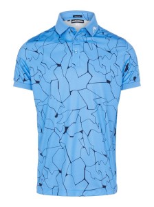 Koszulka JL Tour Tech Reg Fit Print Polo Slit Ocean