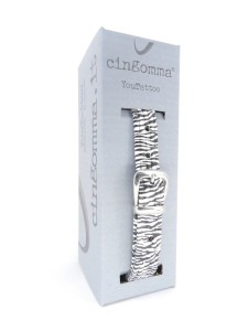 Pasek Cingomma Zebra White YouTattoo