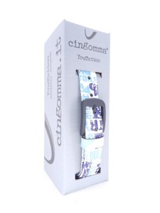 Pasek Cingomma YouTattoo (white and blue)