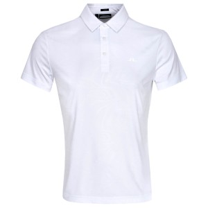 Koszulka JL  Slim Fit Polo Print (biała, XXL)