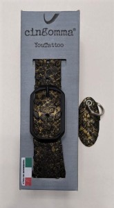 Pasek Cingomma animal pyton gold YouTattoo