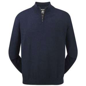 FJ Lambswool 1/2 ZIP (granatowy)