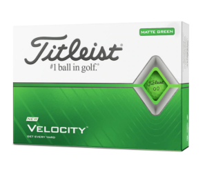 Piłki Titleist Velocity Matte Green