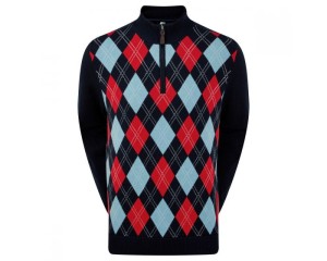 Sweter Golfowy FootJoy Wool Blend 1/2 Zip