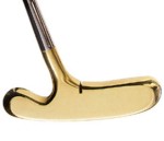 Two Way Bullseye Putter - Brass