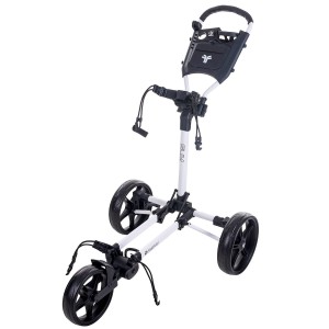 Wózek golfowy Fast Fold Slim biało-czarny