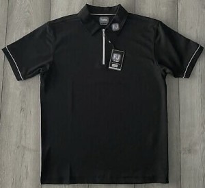 FJ Pique zip z logo