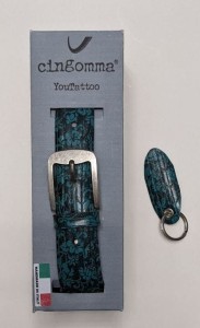  Pasek Cingomma small petroleum  gold YouTattoo